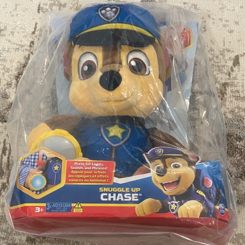 Paw Patrol Chase Plush - Blue and Brown
